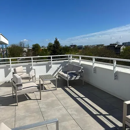 Lejlighed 4summer Blue Maris White Blue Sauna & Fitness & Parking 100 Metrow Do Pieknej Szerokiej Piaszczystej Plazy, 100 Meter Zu Einem Schoenen Breiten Sandstrand