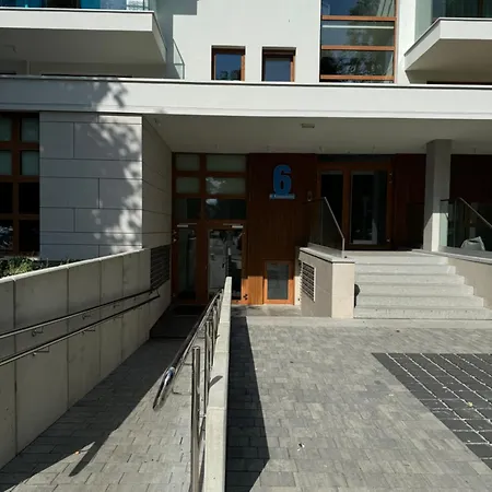 4summer Blue Maris White Blue Sauna & Fitness & Parking 100 Metrow Do Pieknej Szerokiej Piaszczystej Plazy, 100 Meter Zu Einem Schoenen Breiten Sandstrand Lejlighed