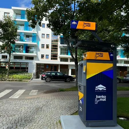 アパート 4summer Blue Maris White Blue Sauna & Fitness & Parking 100 Metrow Do Pieknej Szerokiej Piaszczystej Plazy, 100 Meter Zu Einem Schoenen Breiten Sandstrand *
